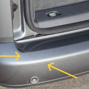 Schutzfolie transparent für lackierte Stoßfänger VW Caddy 4 / 3 (3 ab 2011)