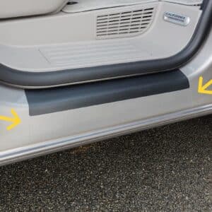 2er-Set Schutzfolien transparent Fahrerhaus-Einstieg VW T6.1/T6/T5