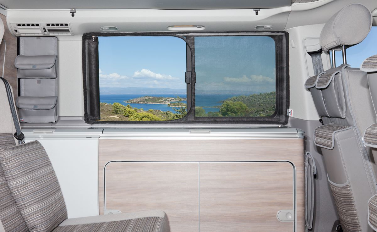 FLYOUT für Schiebefenster links VW T6.1/T6/T5 California (Beach ab BJ. 2011) FLYOUT für Schiebefenster rechts VW T6.1/T6/T5 California (Beach ab BJ. 2011)