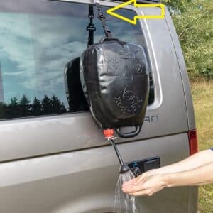 Brandrup Halterung für Solardusche und Faltwasserbehälter